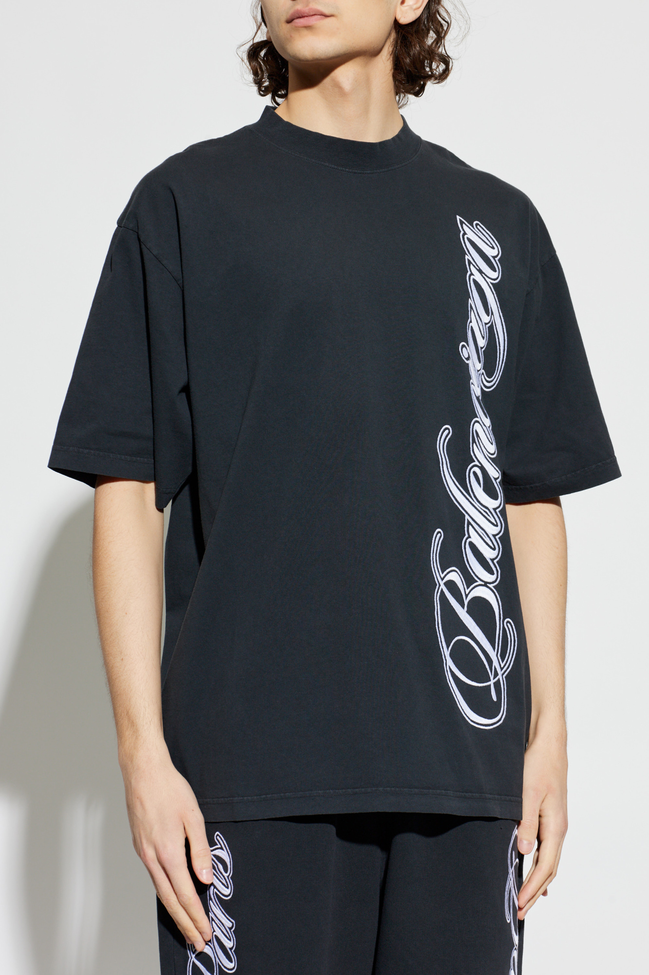 Balenciaga T-shirt with embroidered logo | Men's | Vitkac